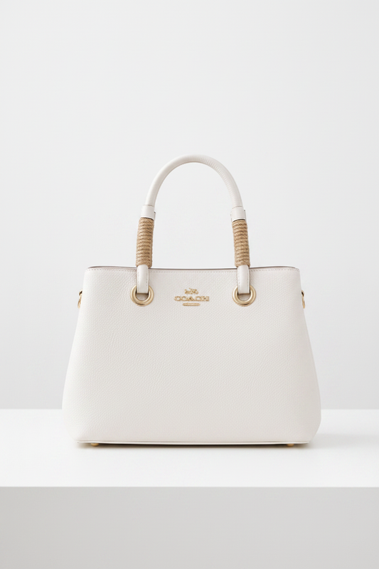 White Coach Handbag