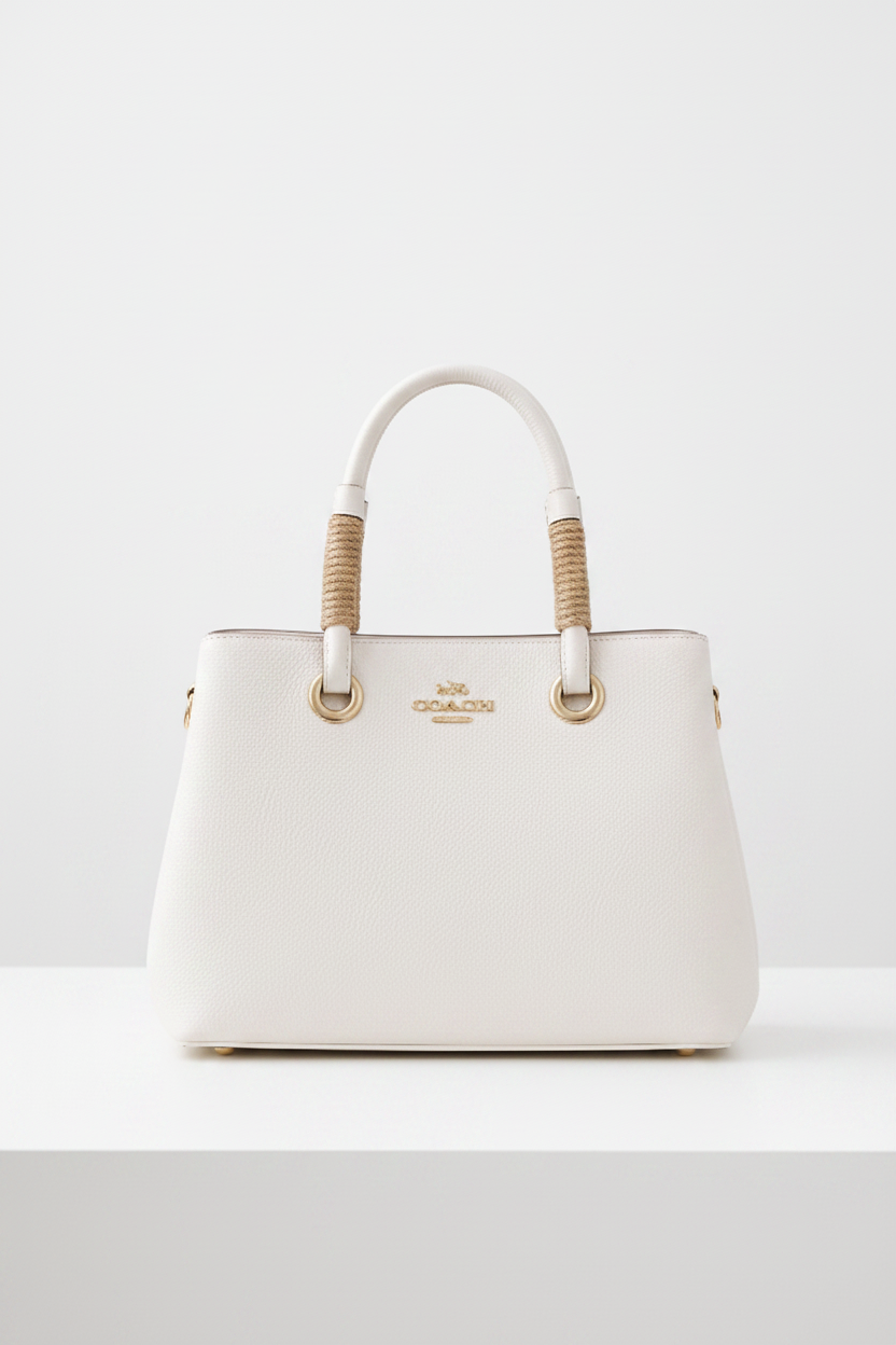 White Coach Handbag